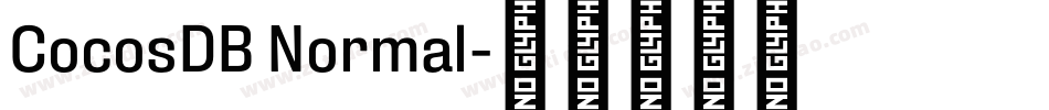 CocosDB Normal字体转换